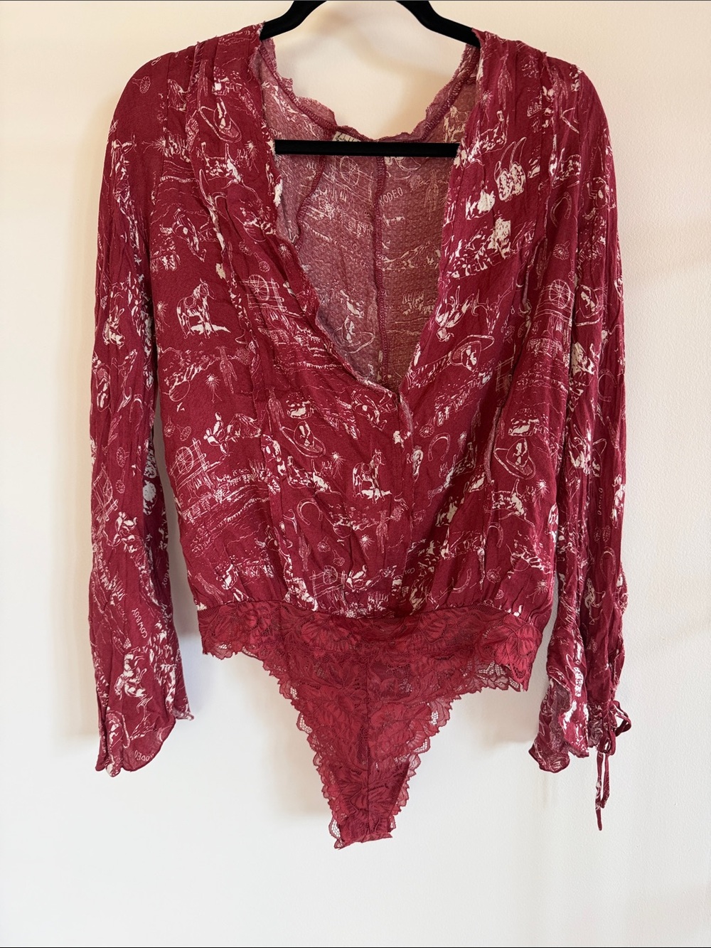 Free People Everything's Rosy Bodysuits